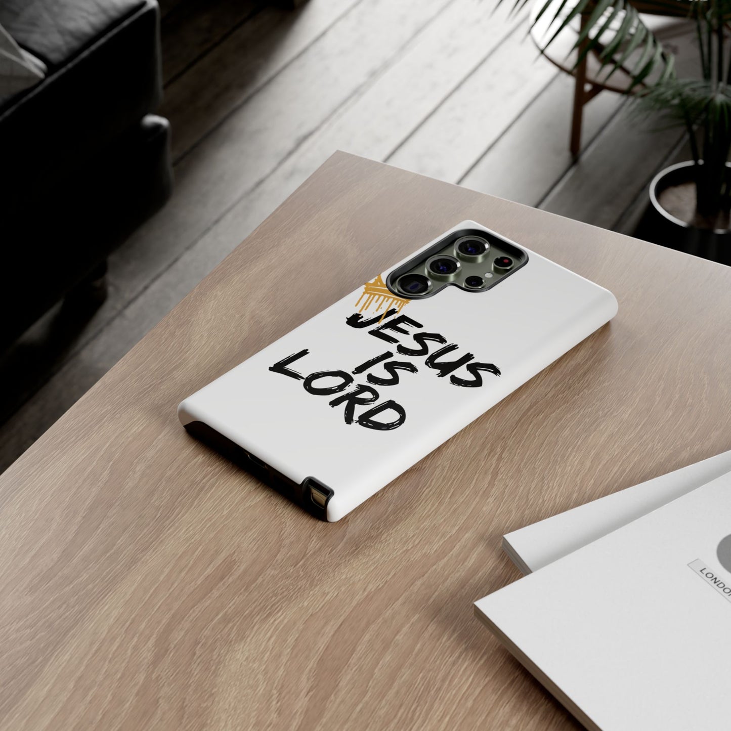 Jesus is Lord Tough Phone Case - Inspirational Christian Design