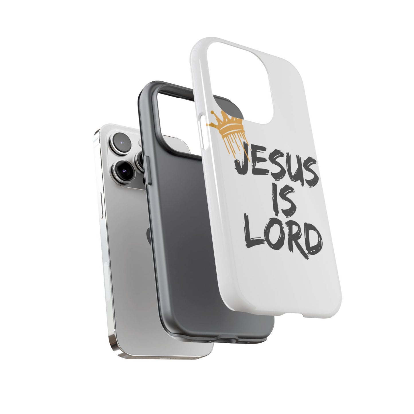 Jesus is Lord Tough Phone Case - Inspirational Christian Design