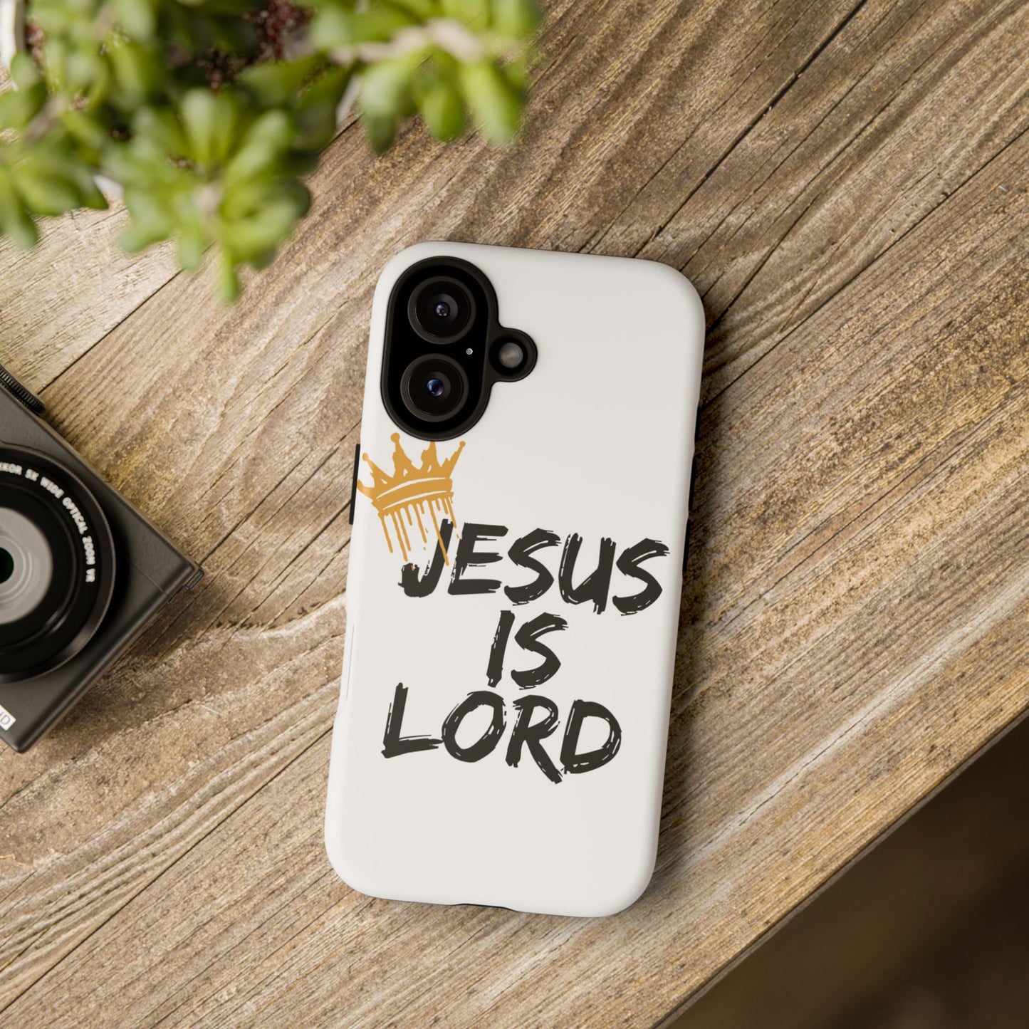 Jesus is Lord Tough Phone Case - Inspirational Christian Design