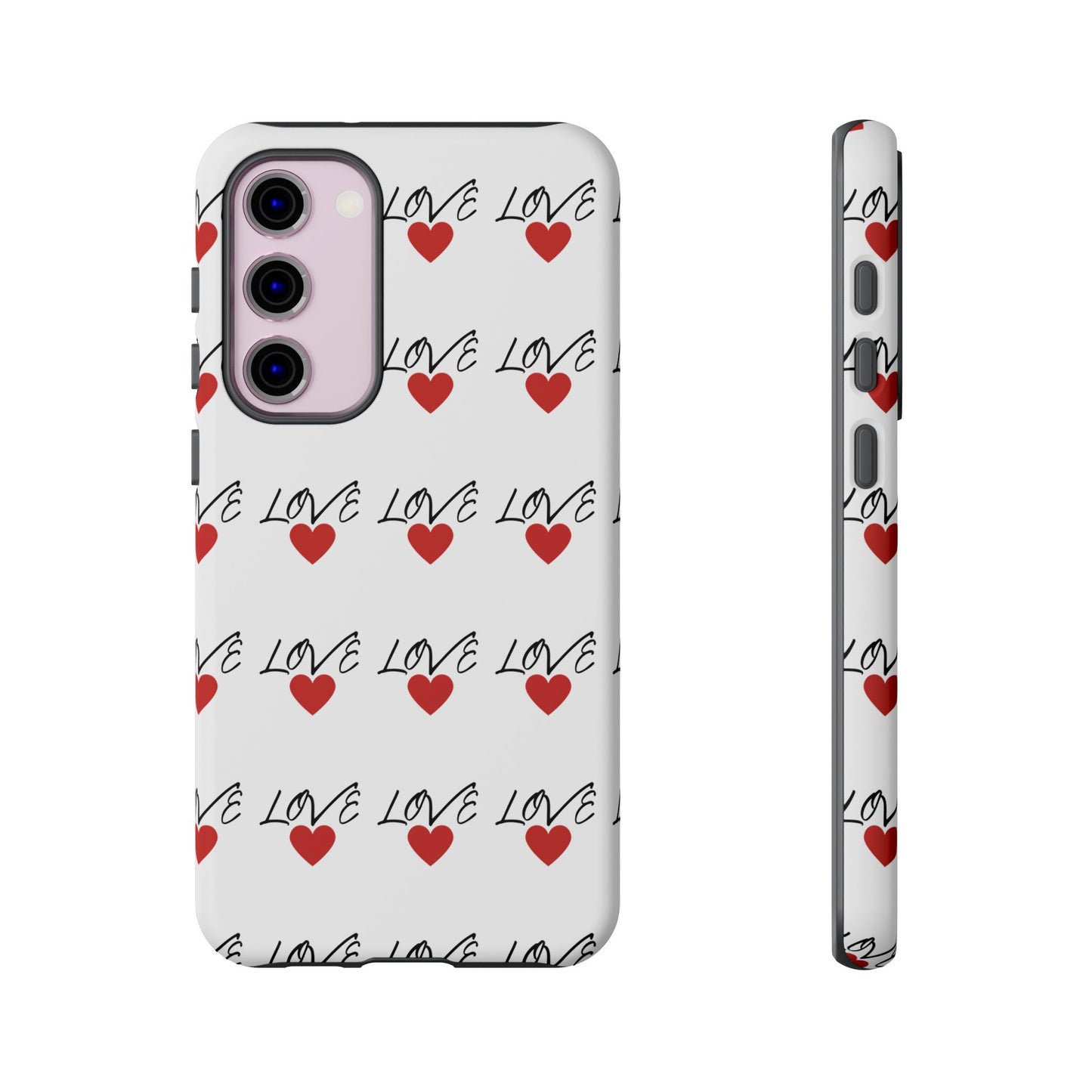 1. Love Hearts Phone Case - Tough & Stylish