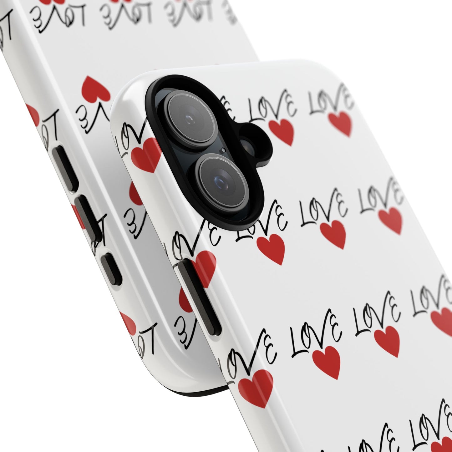 1. Love Hearts Phone Case - Tough & Stylish