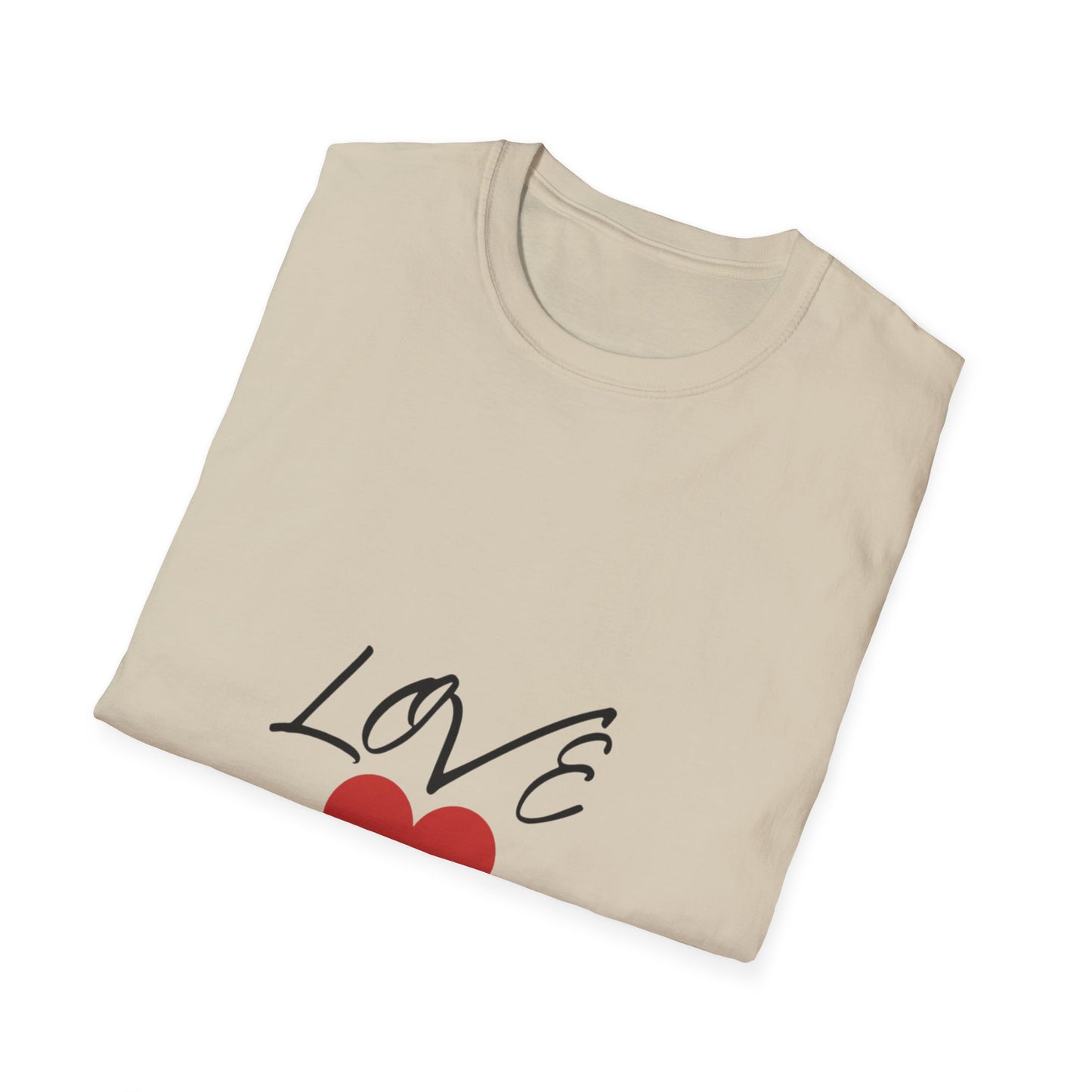 1. LOVE Unisex Softstyle T-Shirt
