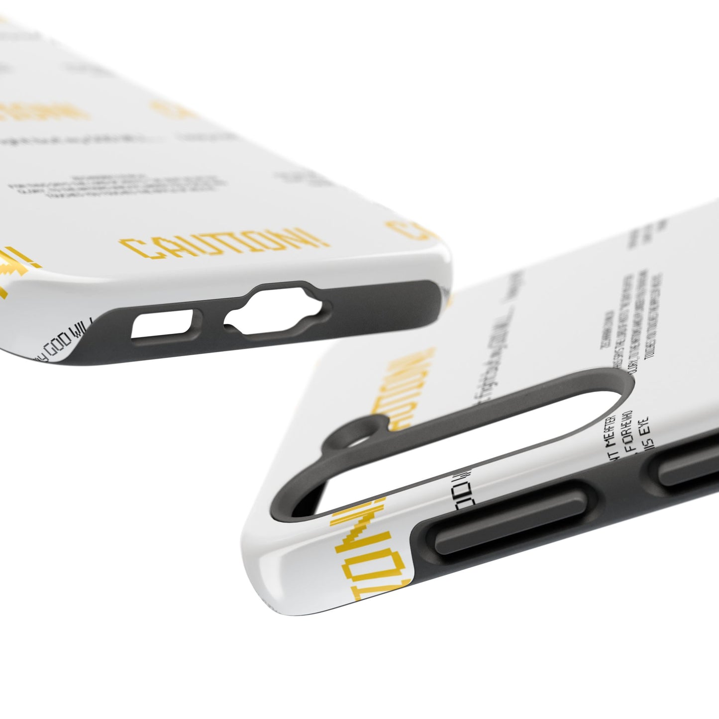 CAUTION Tough Phone Cases