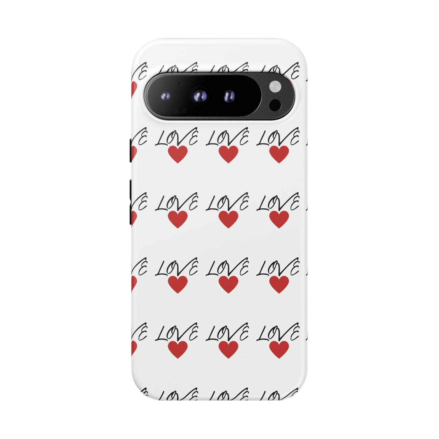 1. Love Hearts Phone Case - Tough & Stylish