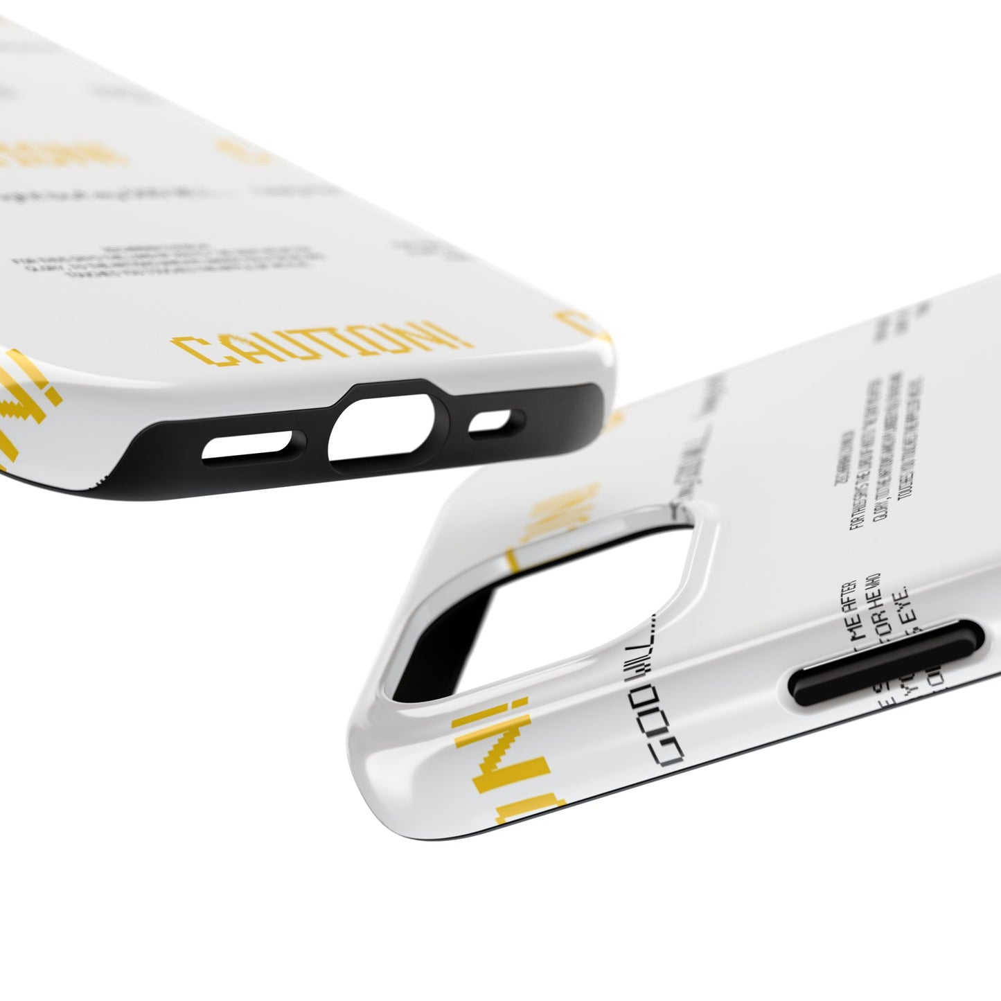 CAUTION Tough Phone Cases