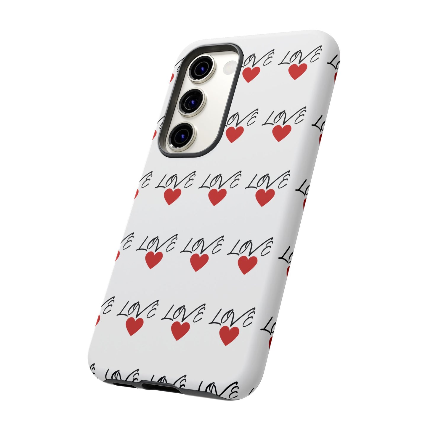 1. Love Hearts Phone Case - Tough & Stylish