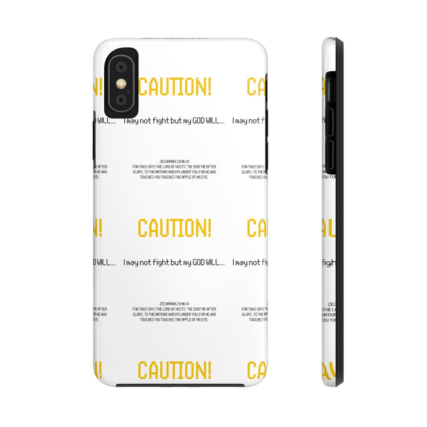 CAUTION Tough Phone Cases