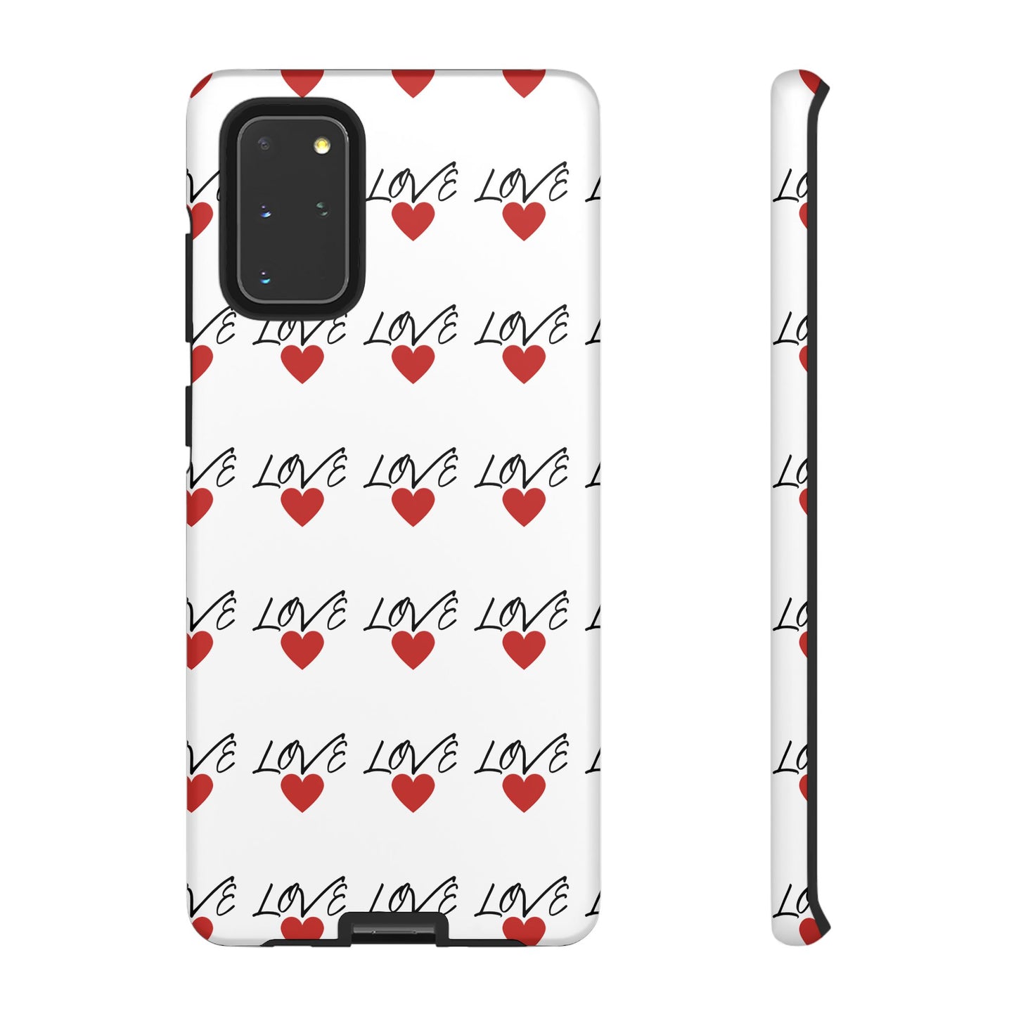 1. Love Hearts Phone Case - Tough & Stylish