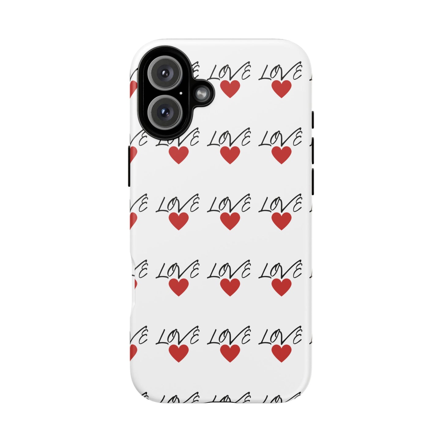 1. Love Hearts Phone Case - Tough & Stylish