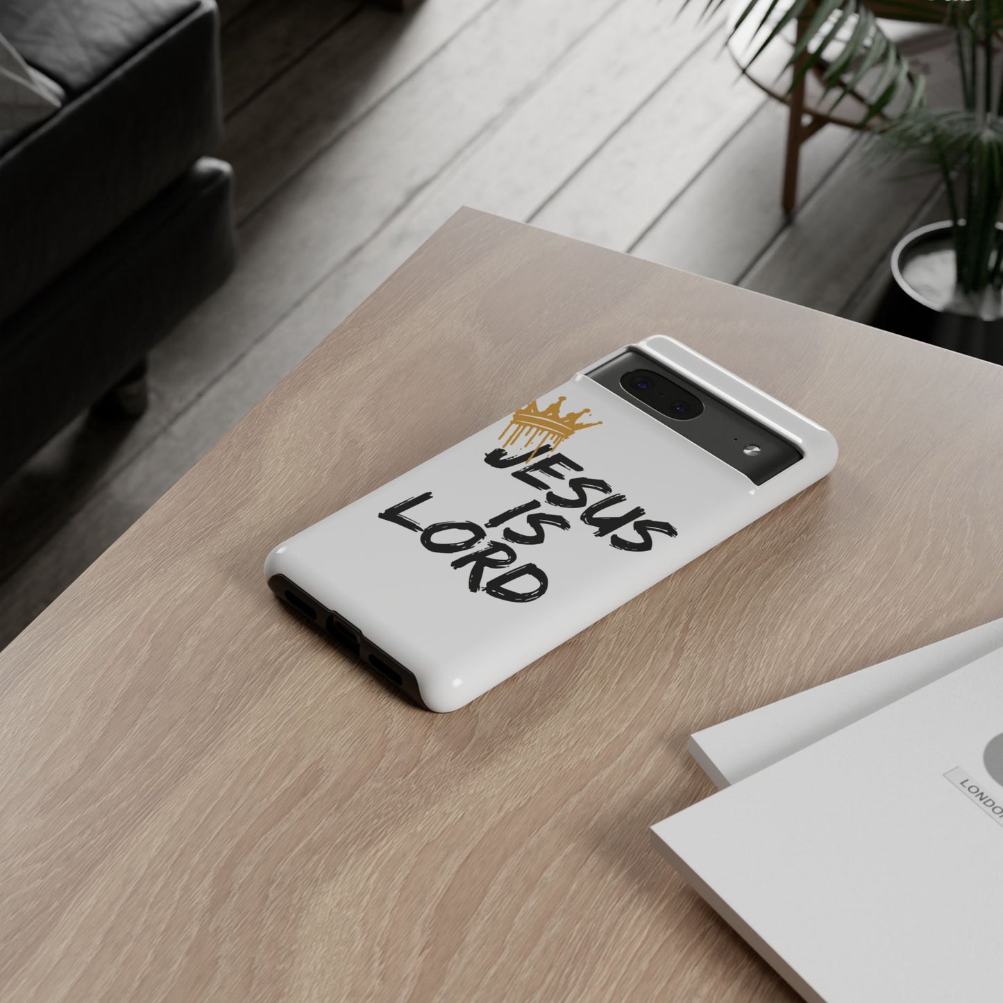 Jesus is Lord Tough Phone Case - Inspirational Christian Design
