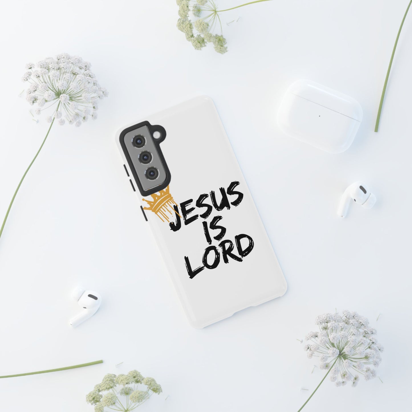 Jesus is Lord Tough Phone Case - Inspirational Christian Design