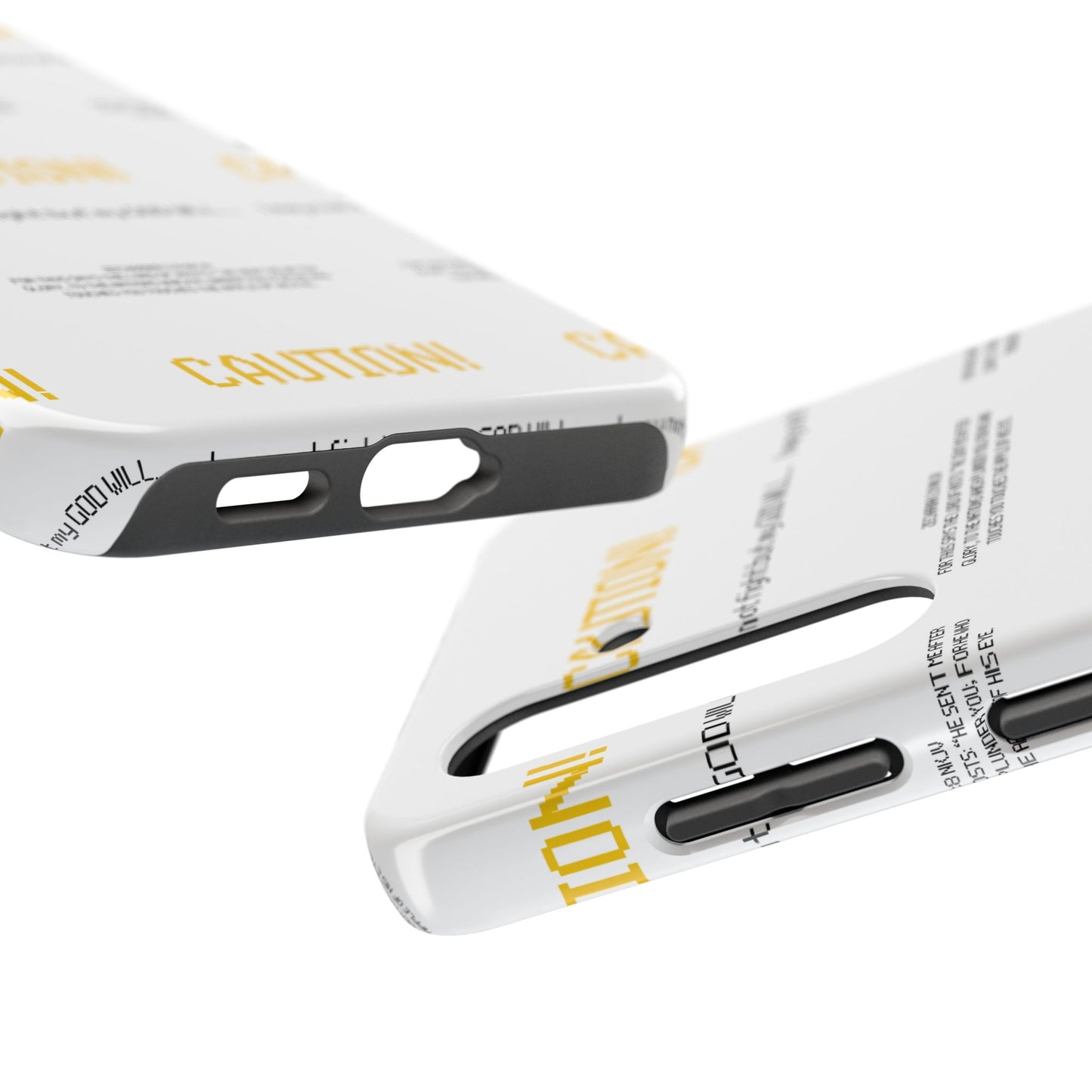 CAUTION Tough Phone Cases