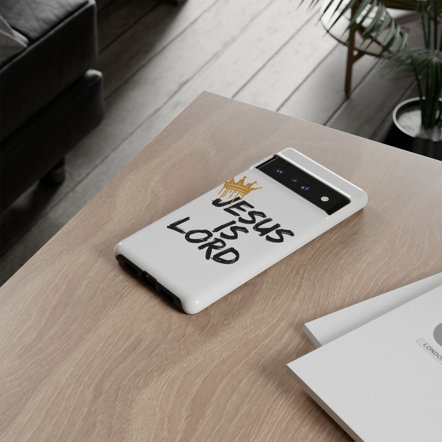 Jesus is Lord Tough Phone Case - Inspirational Christian Design