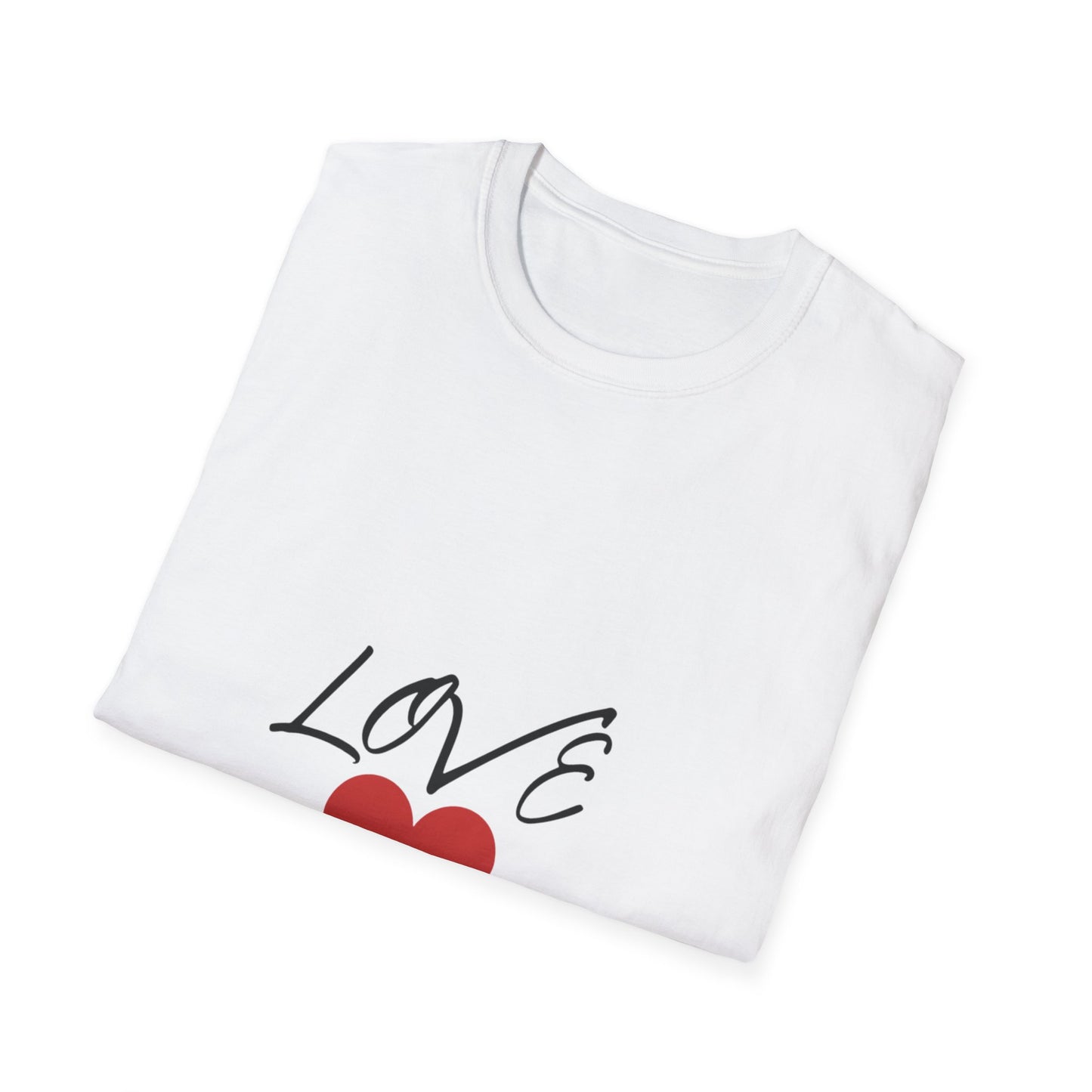 1. LOVE Unisex Softstyle T-Shirt