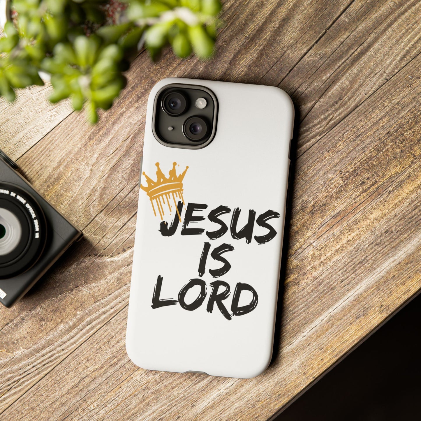 Jesus is Lord Tough Phone Case - Inspirational Christian Design
