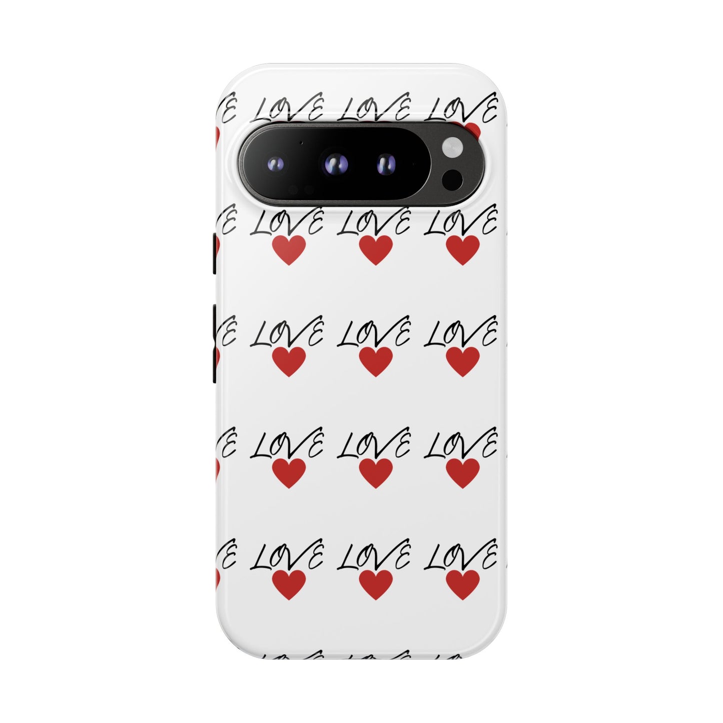 1. Love Hearts Phone Case - Tough & Stylish