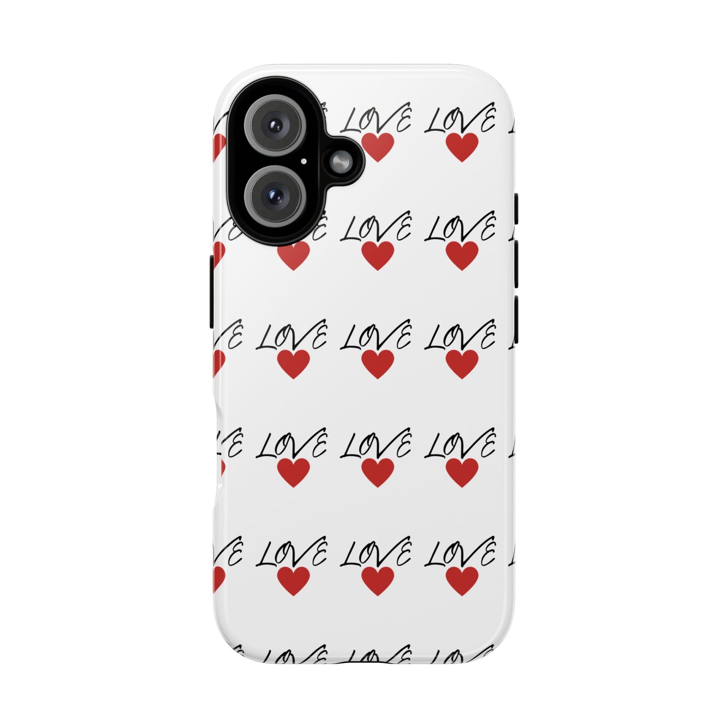1. Love Hearts Phone Case - Tough & Stylish