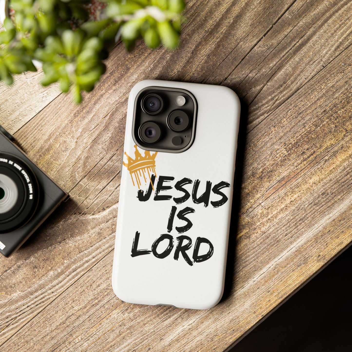 Jesus is Lord Tough Phone Case - Inspirational Christian Design