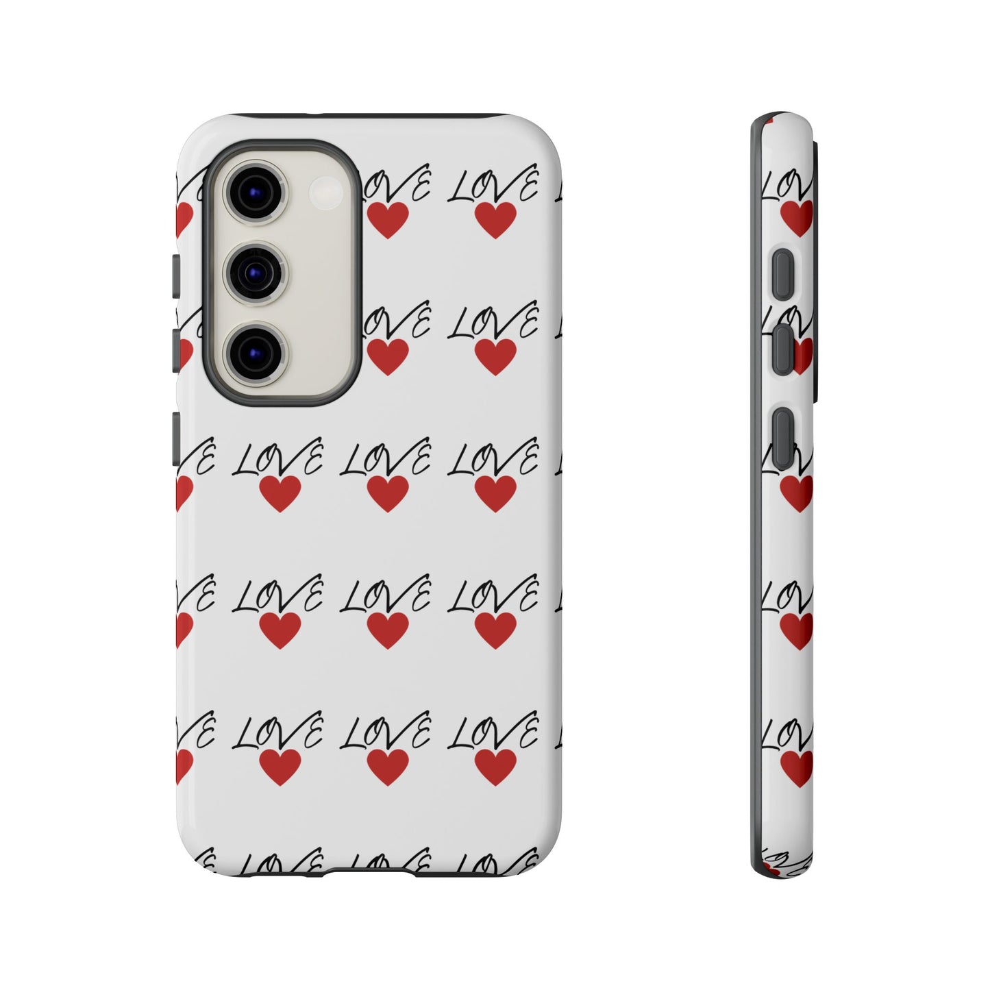 1. Love Hearts Phone Case - Tough & Stylish