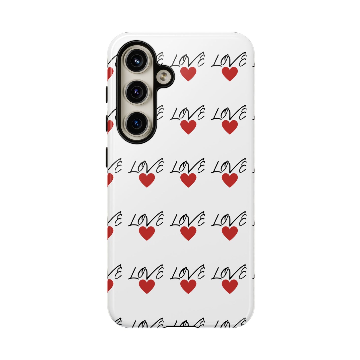 1. Love Hearts Phone Case - Tough & Stylish
