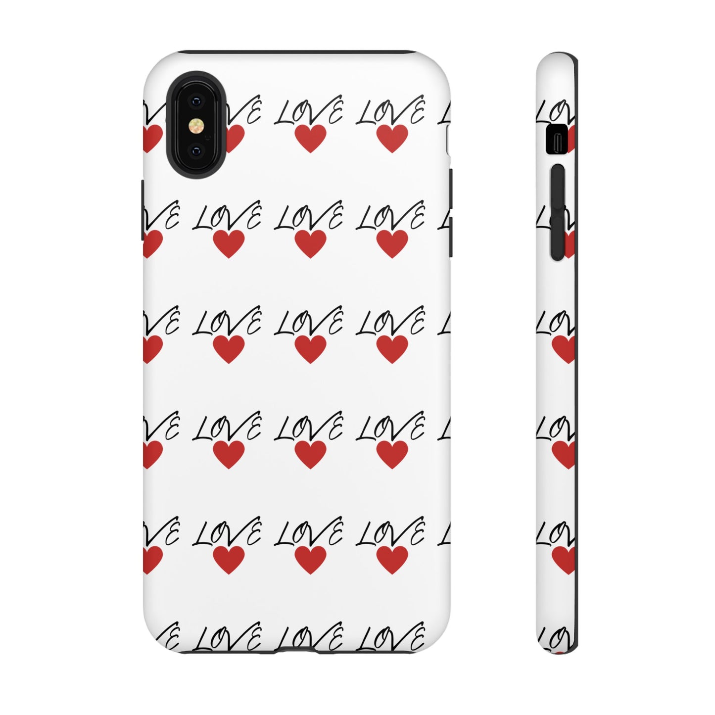 1. Love Hearts Phone Case - Tough & Stylish