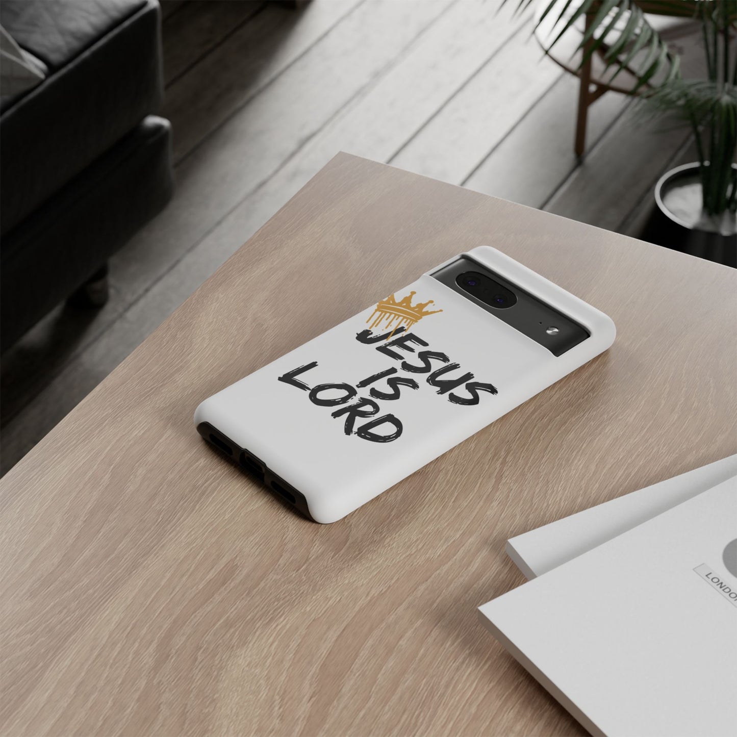 Jesus is Lord Tough Phone Case - Inspirational Christian Design