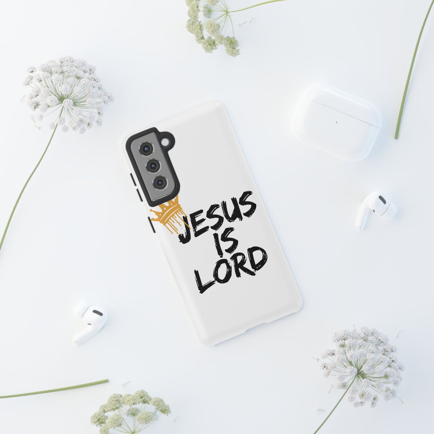 Jesus is Lord Tough Phone Case - Inspirational Christian Design