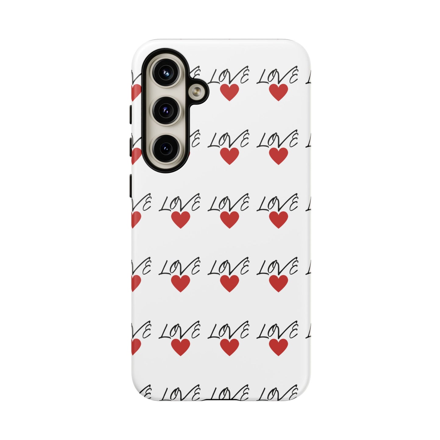 1. Love Hearts Phone Case - Tough & Stylish