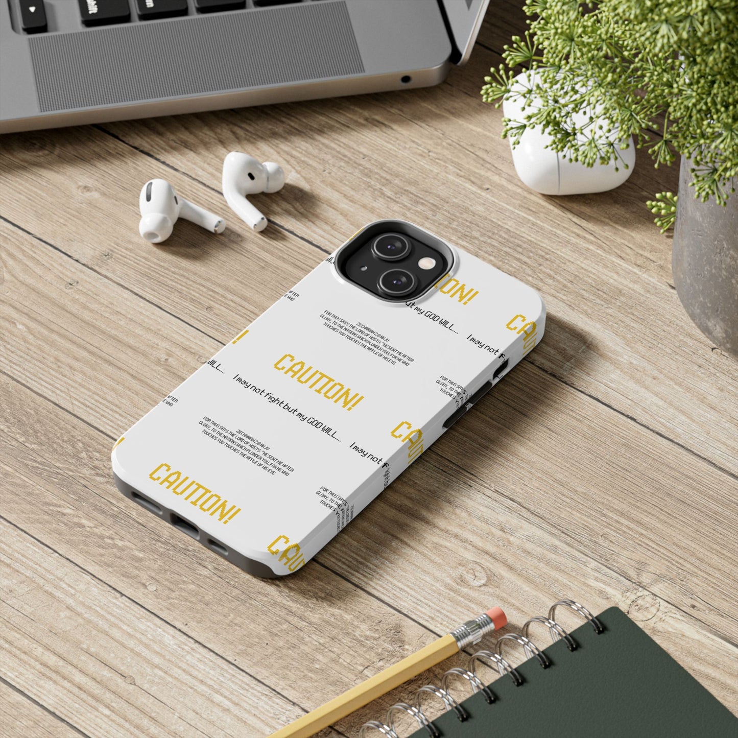 CAUTION Tough Phone Cases