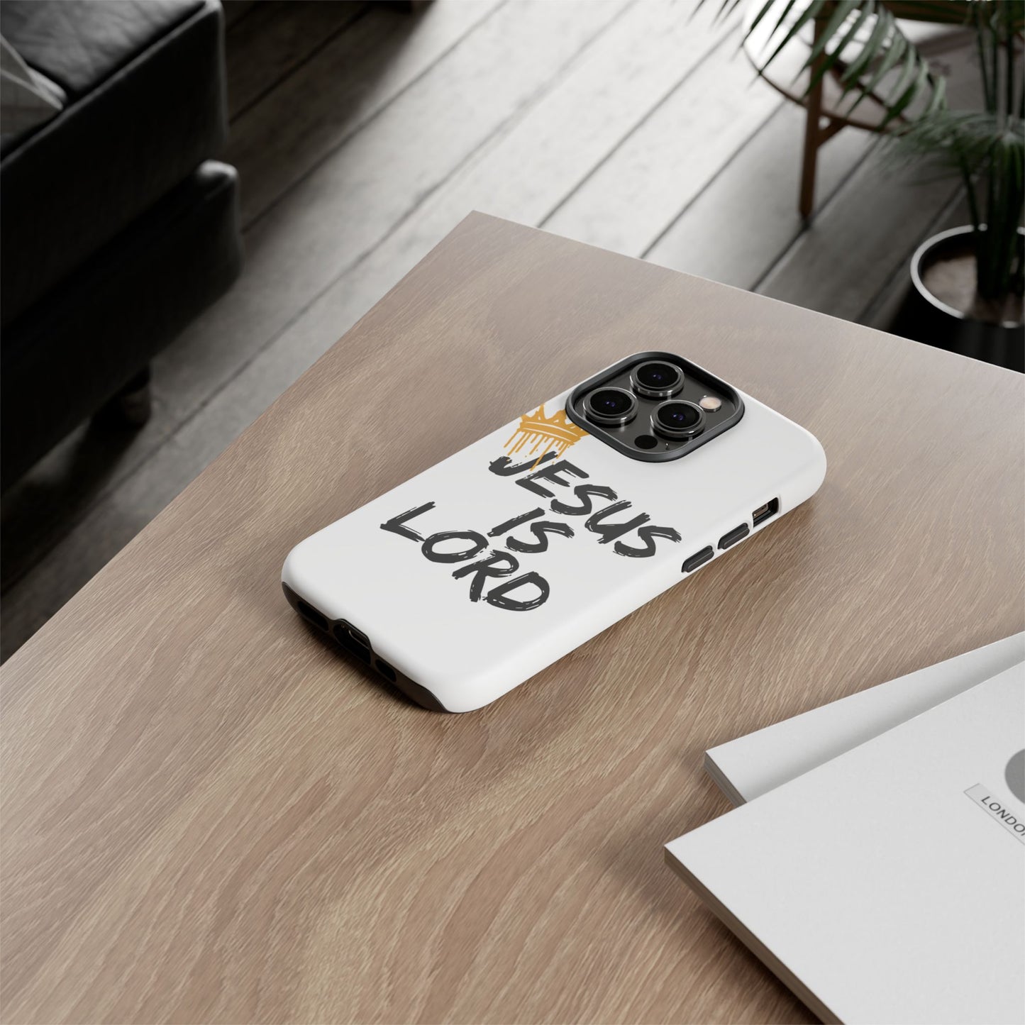 Jesus is Lord Tough Phone Case - Inspirational Christian Design