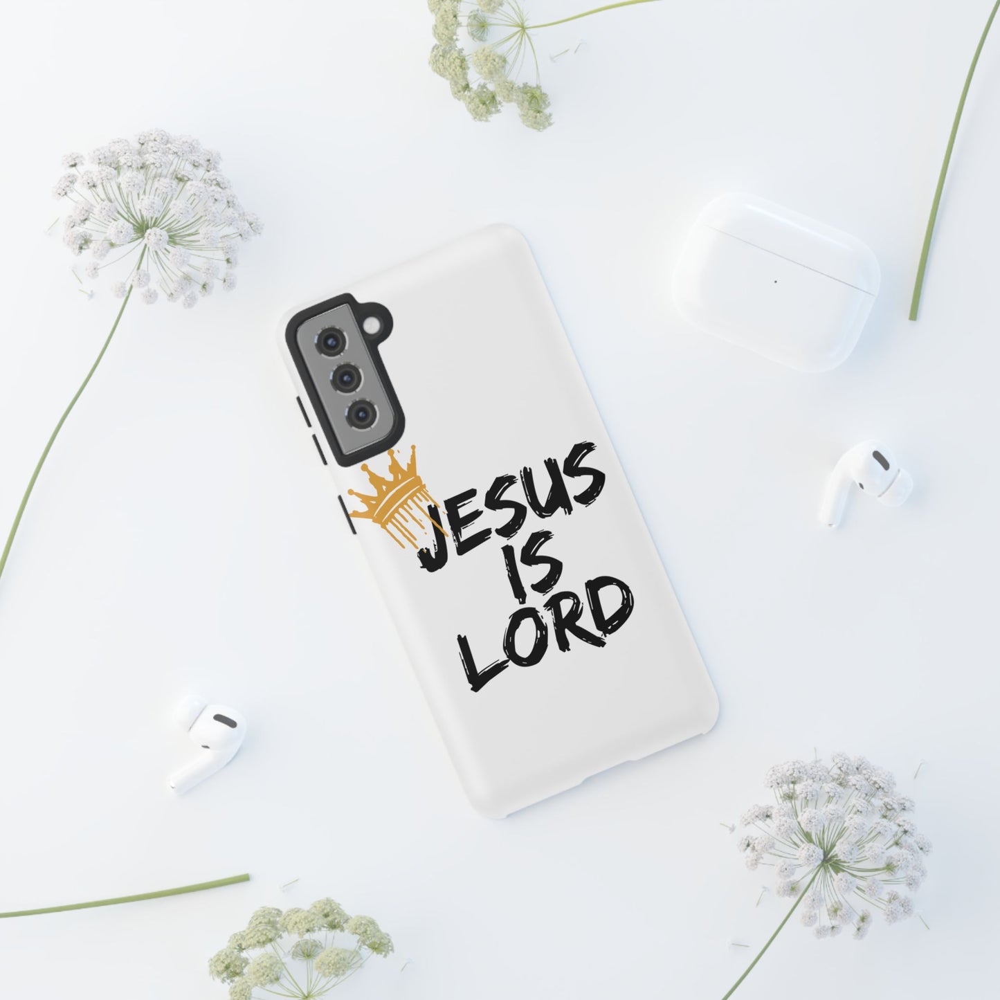 Jesus is Lord Tough Phone Case - Inspirational Christian Design