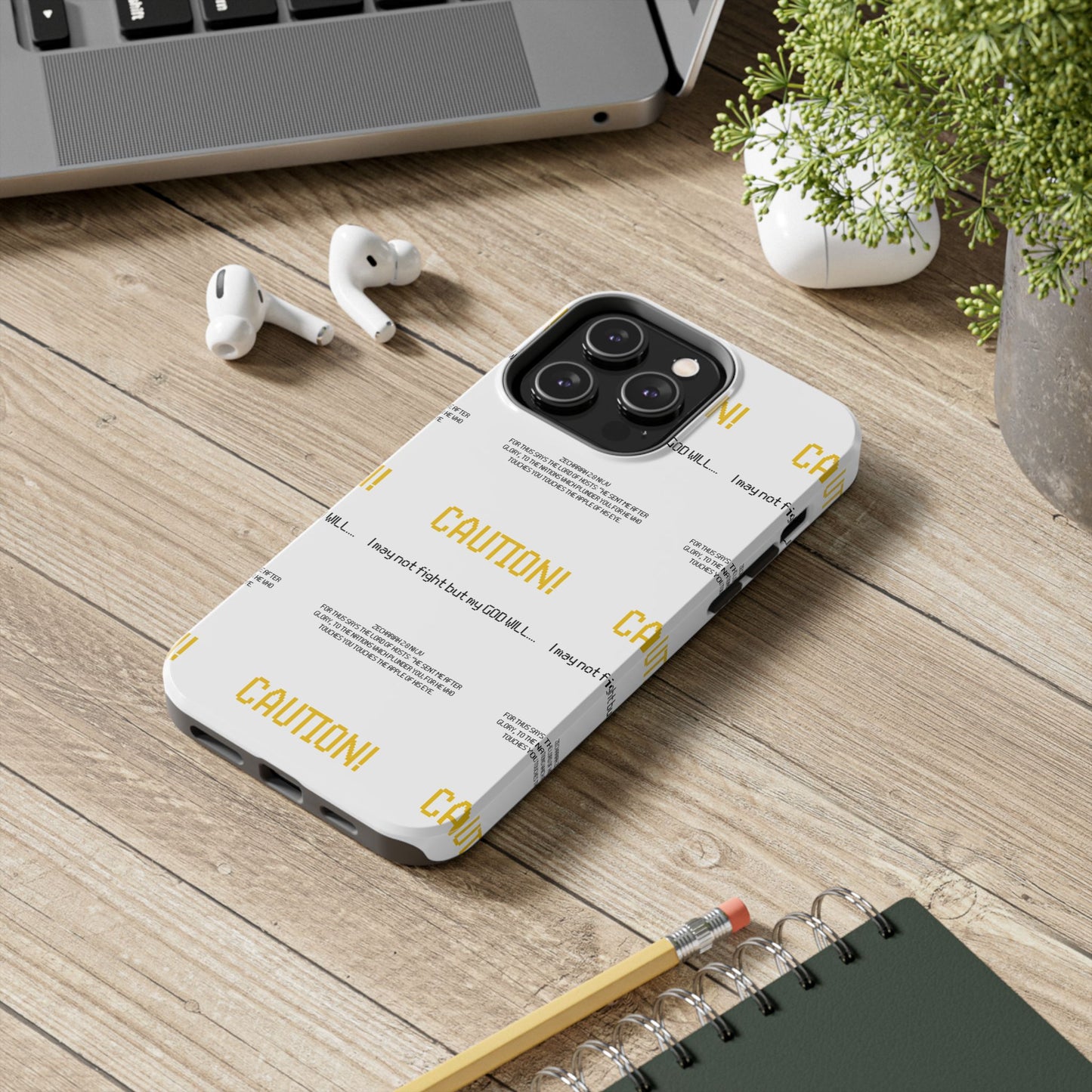 CAUTION Tough Phone Cases