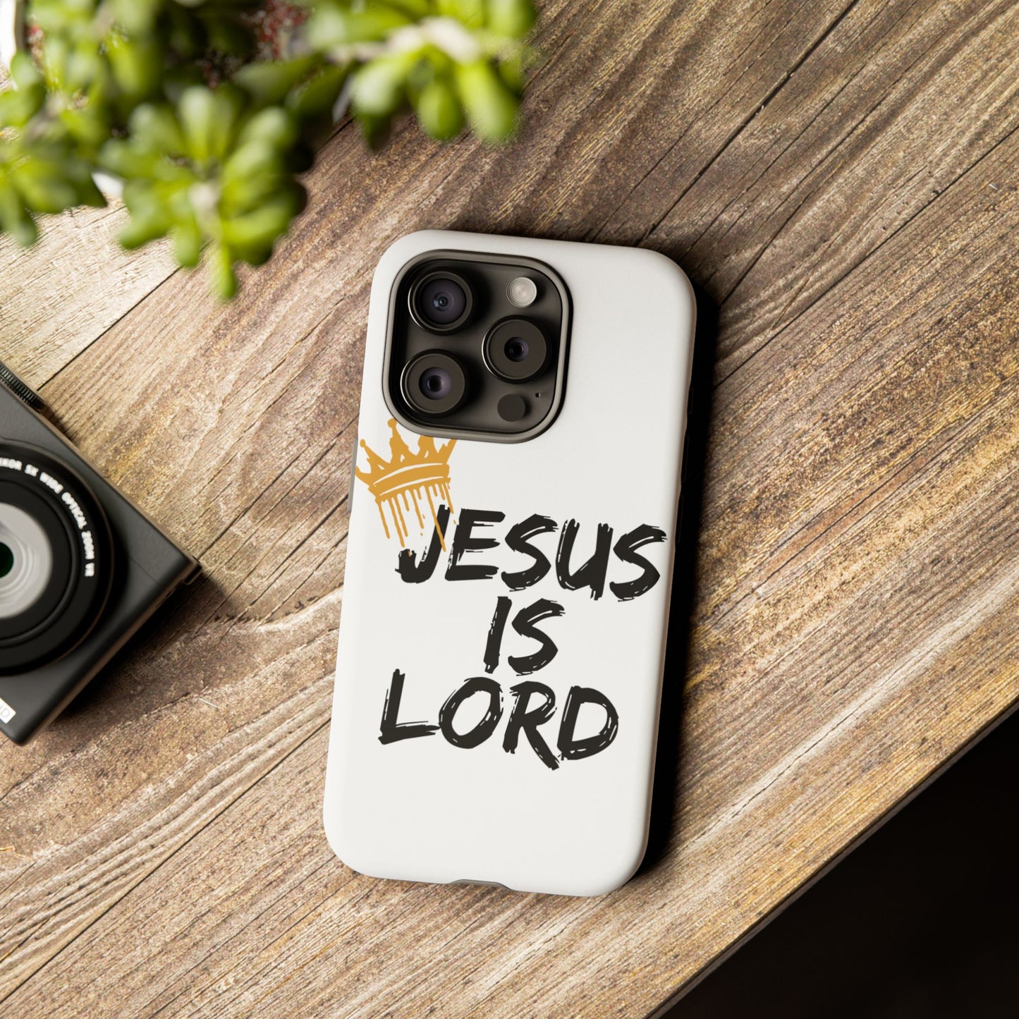 Jesus is Lord Tough Phone Case - Inspirational Christian Design
