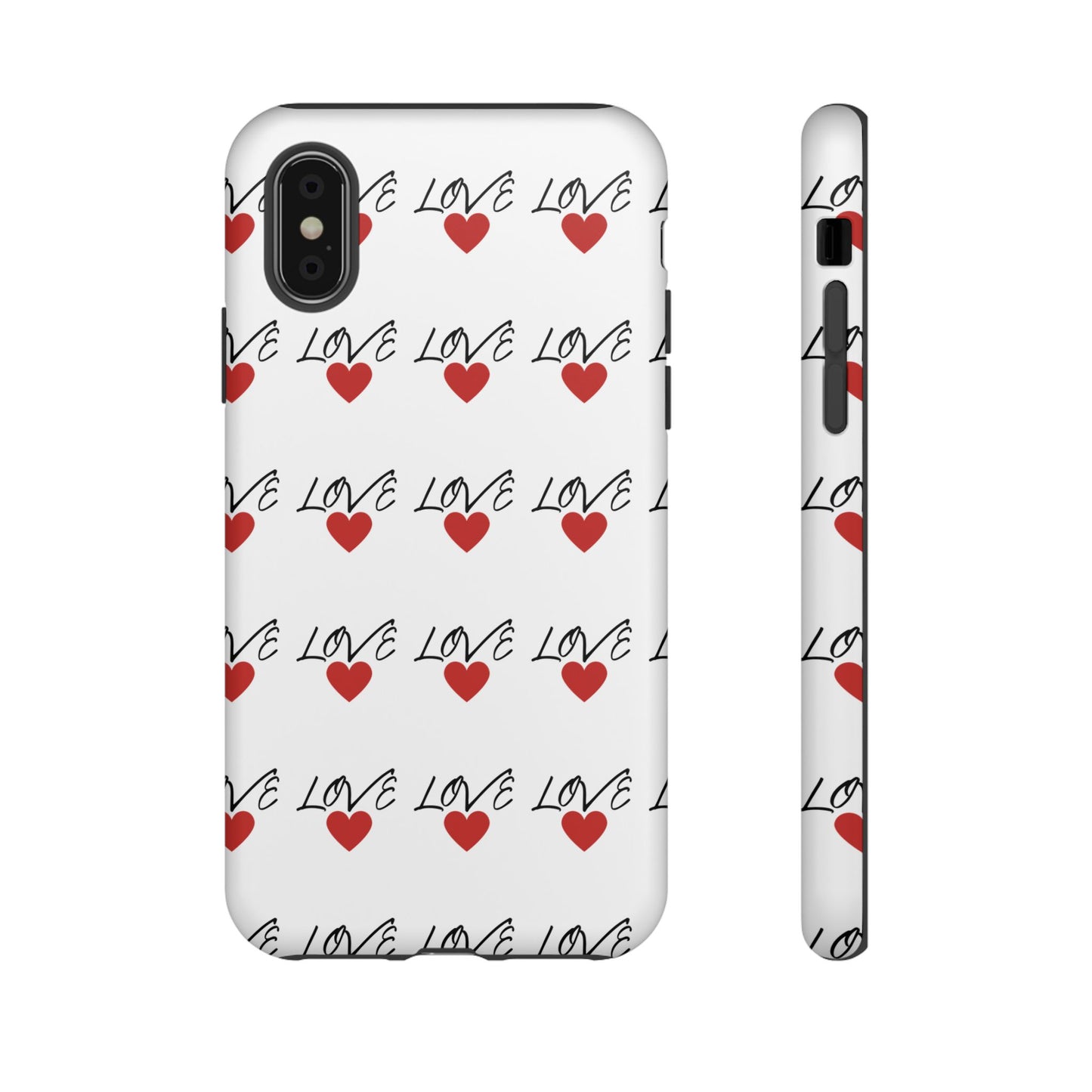 1. Love Hearts Phone Case - Tough & Stylish
