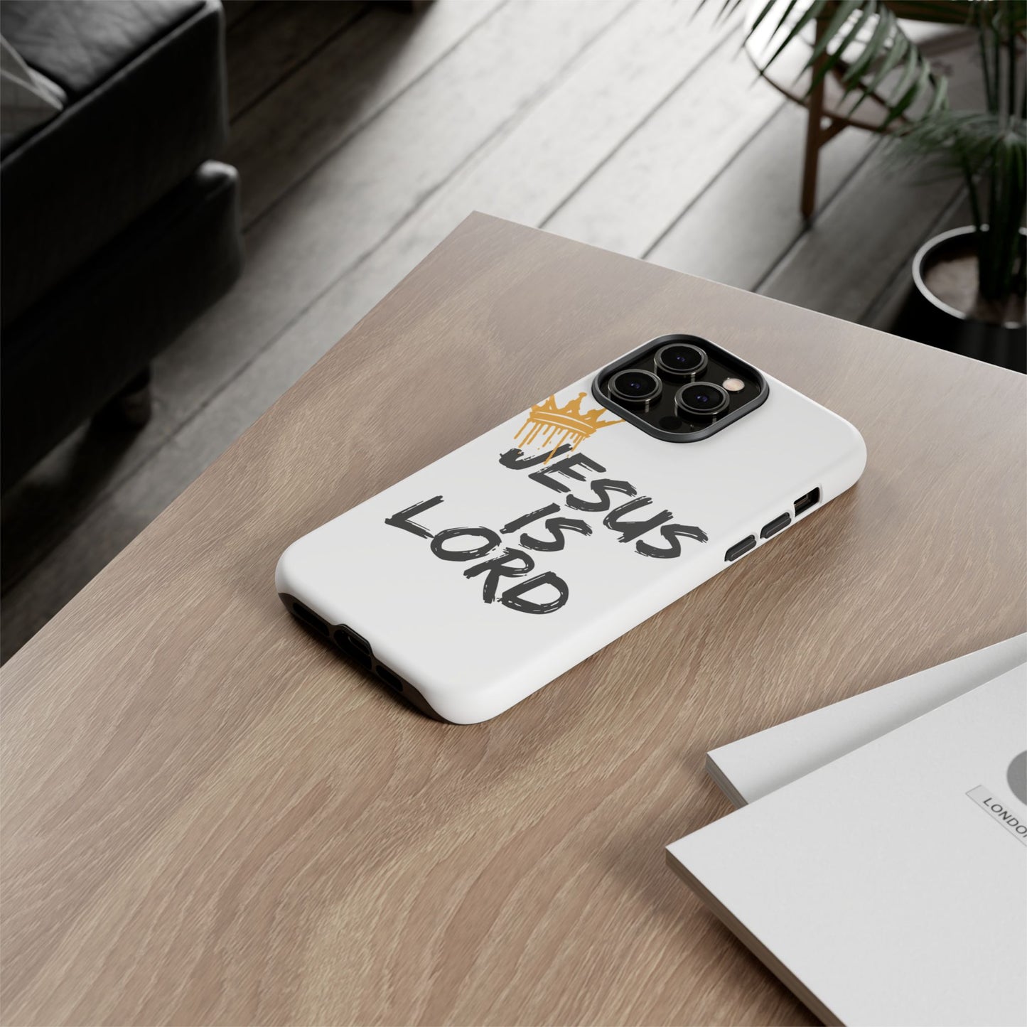 Jesus is Lord Tough Phone Case - Inspirational Christian Design