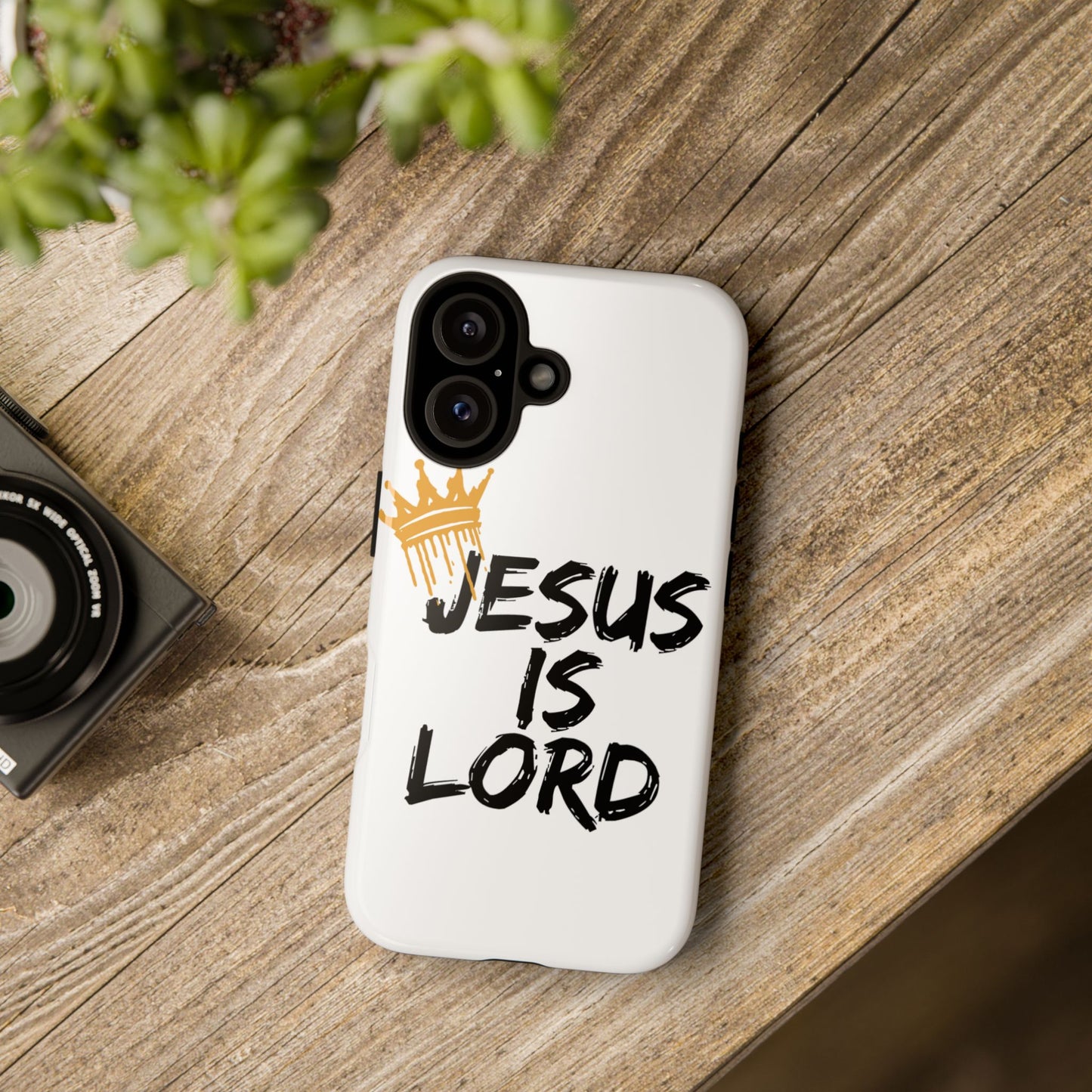 Jesus is Lord Tough Phone Case - Inspirational Christian Design