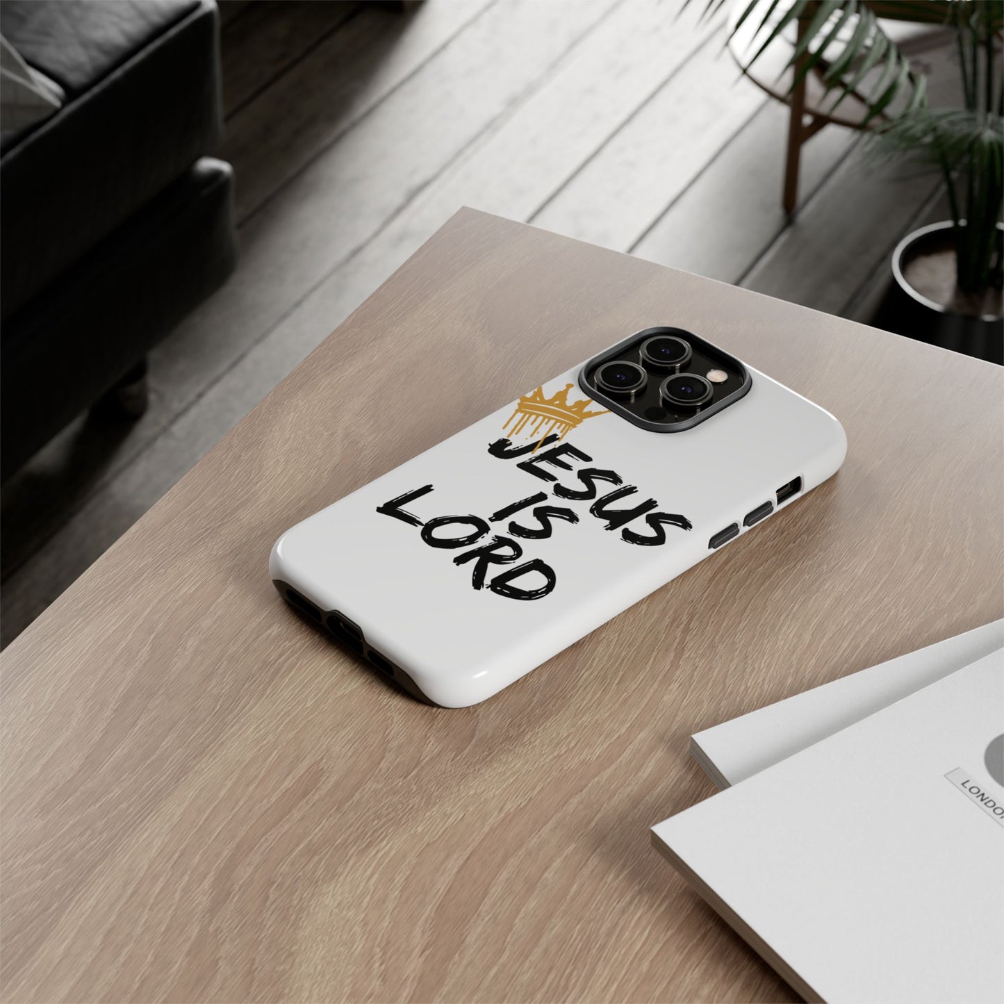 Jesus is Lord Tough Phone Case - Inspirational Christian Design