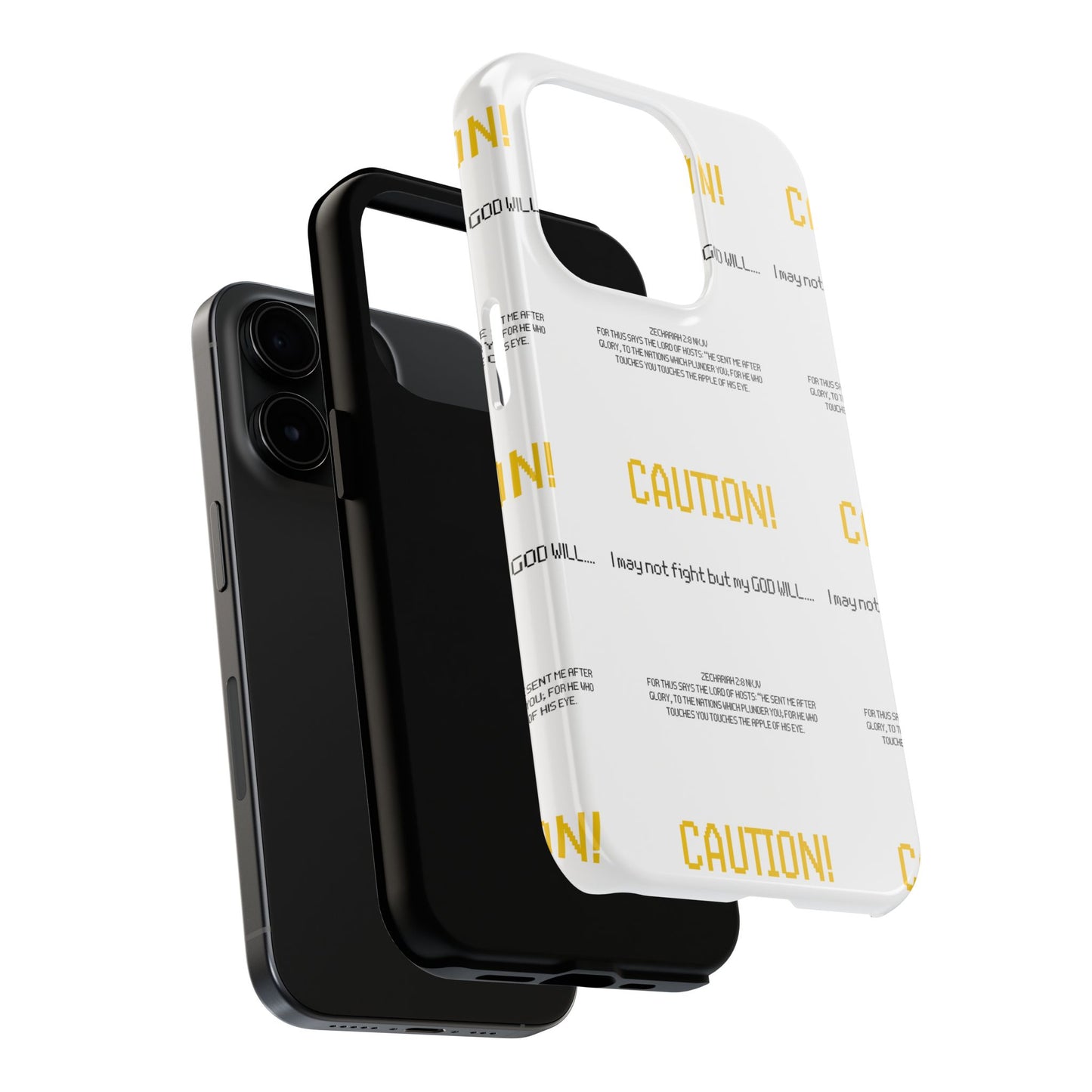 CAUTION Tough Phone Cases