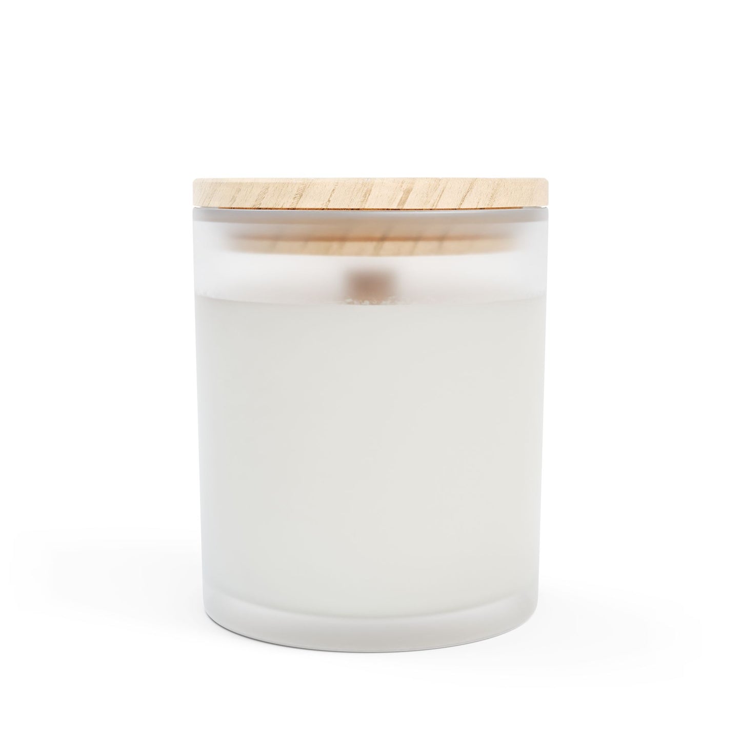 Love Heart Scented Candle - 11oz Frosted Glass Decor