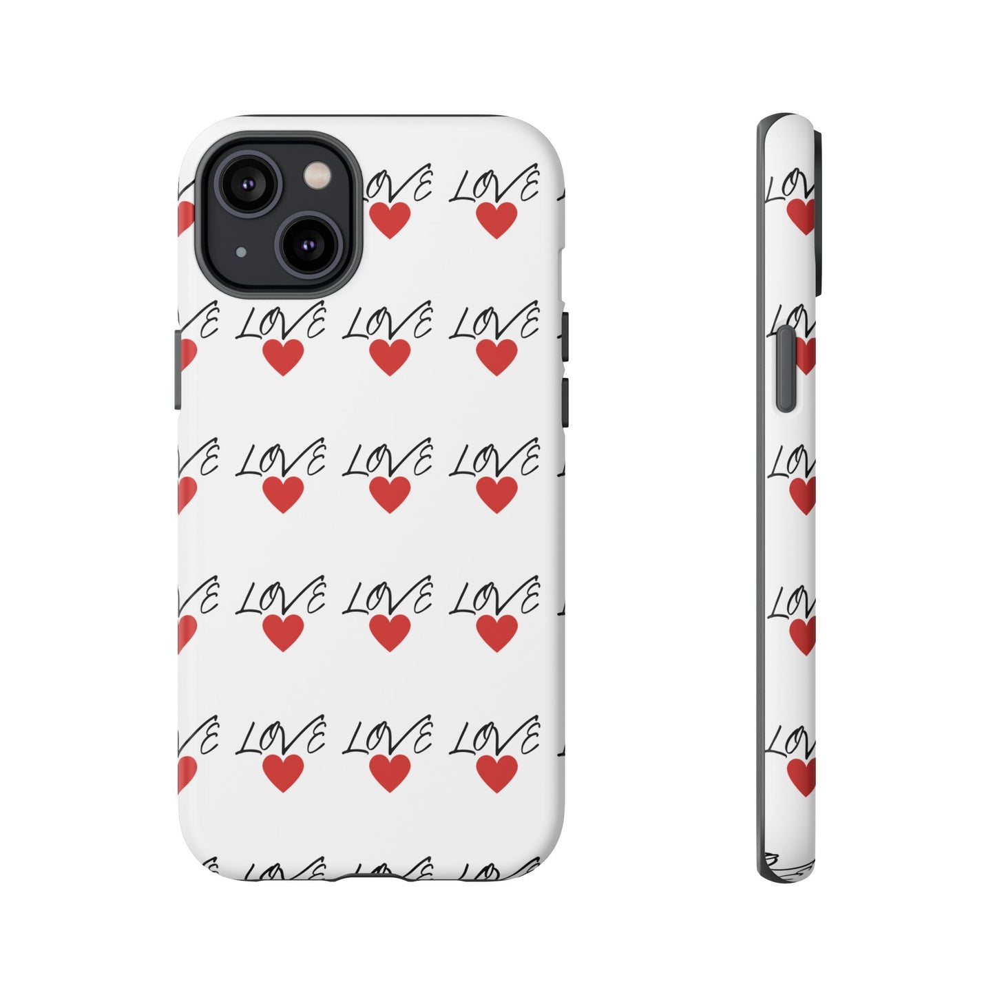 1. Love Hearts Phone Case - Tough & Stylish
