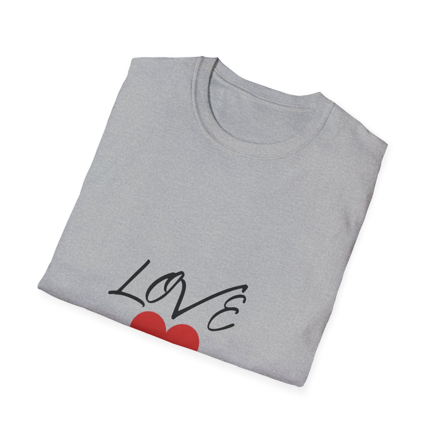 1. LOVE Unisex Softstyle T-Shirt