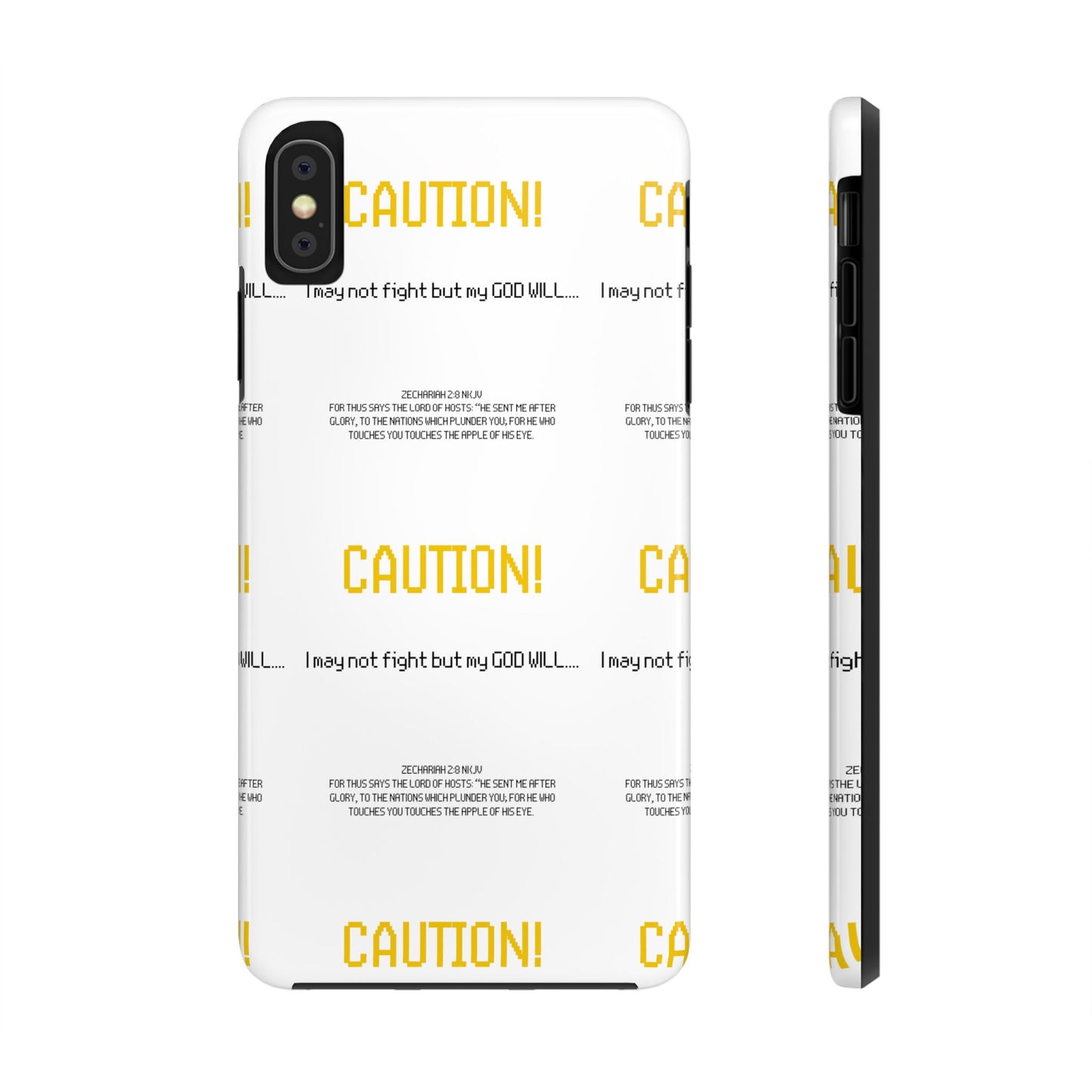 CAUTION Tough Phone Cases