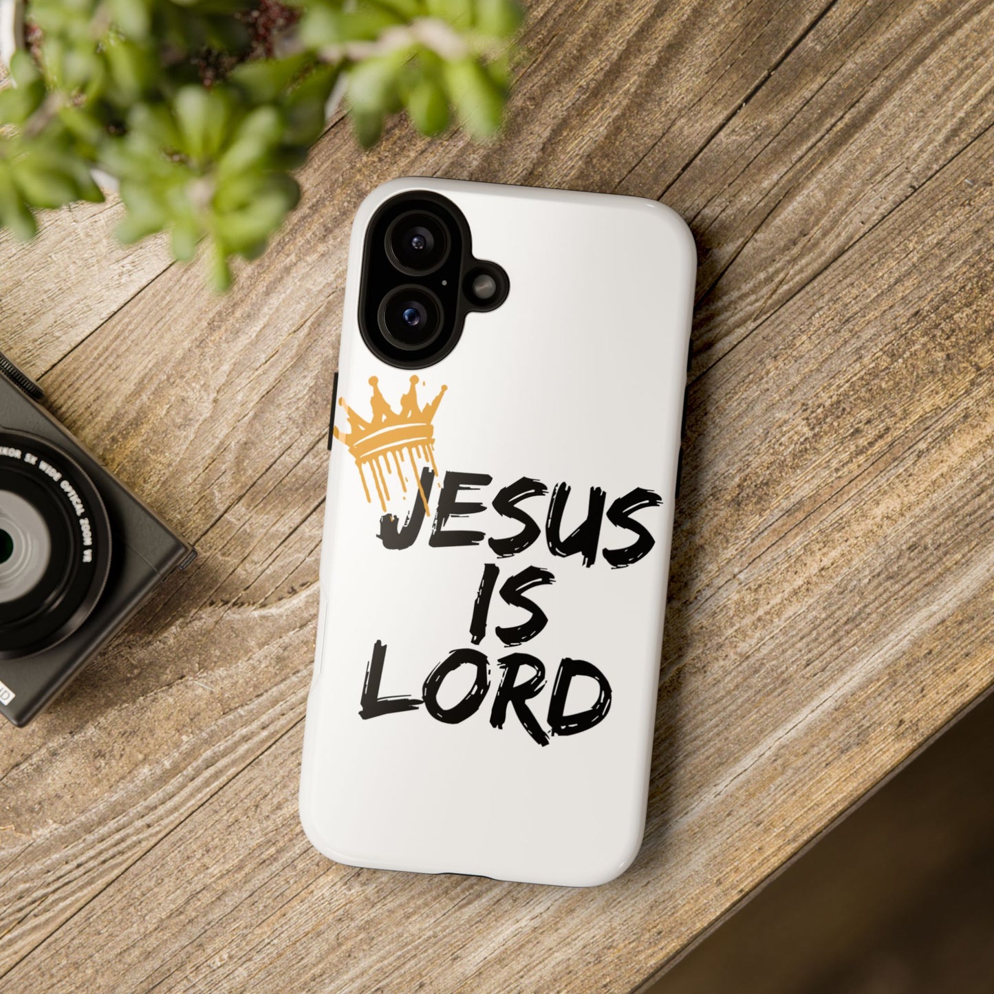 Jesus is Lord Tough Phone Case - Inspirational Christian Design