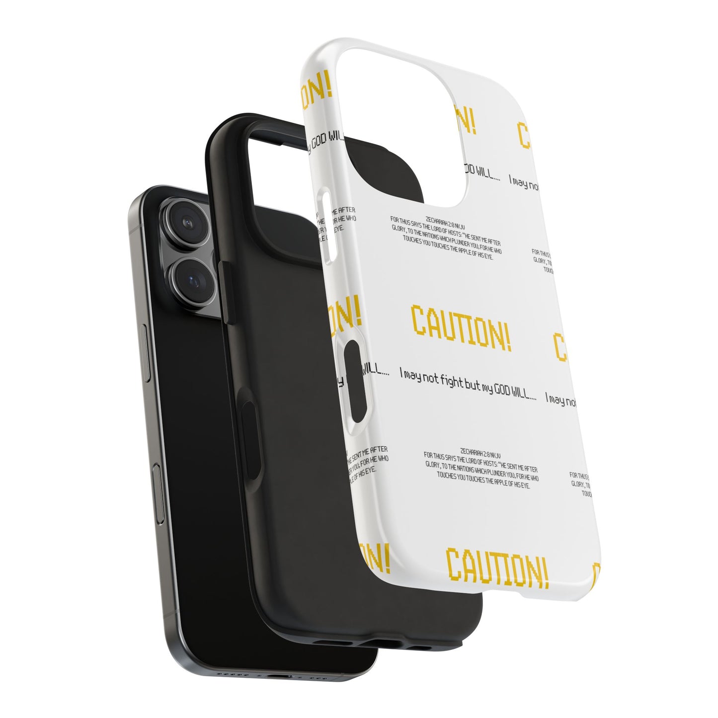 CAUTION Tough Phone Cases