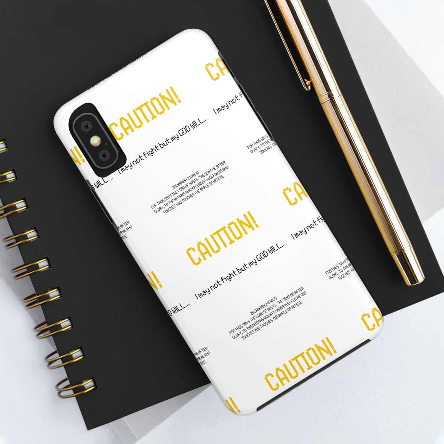 CAUTION Tough Phone Cases