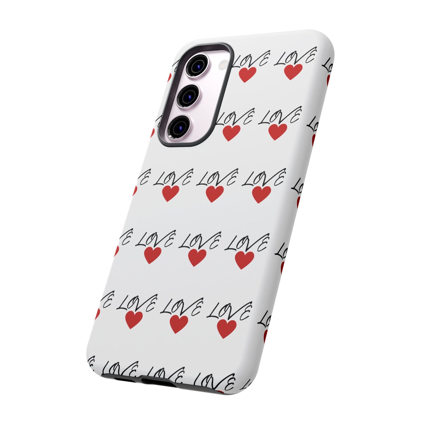1. Love Hearts Phone Case - Tough & Stylish