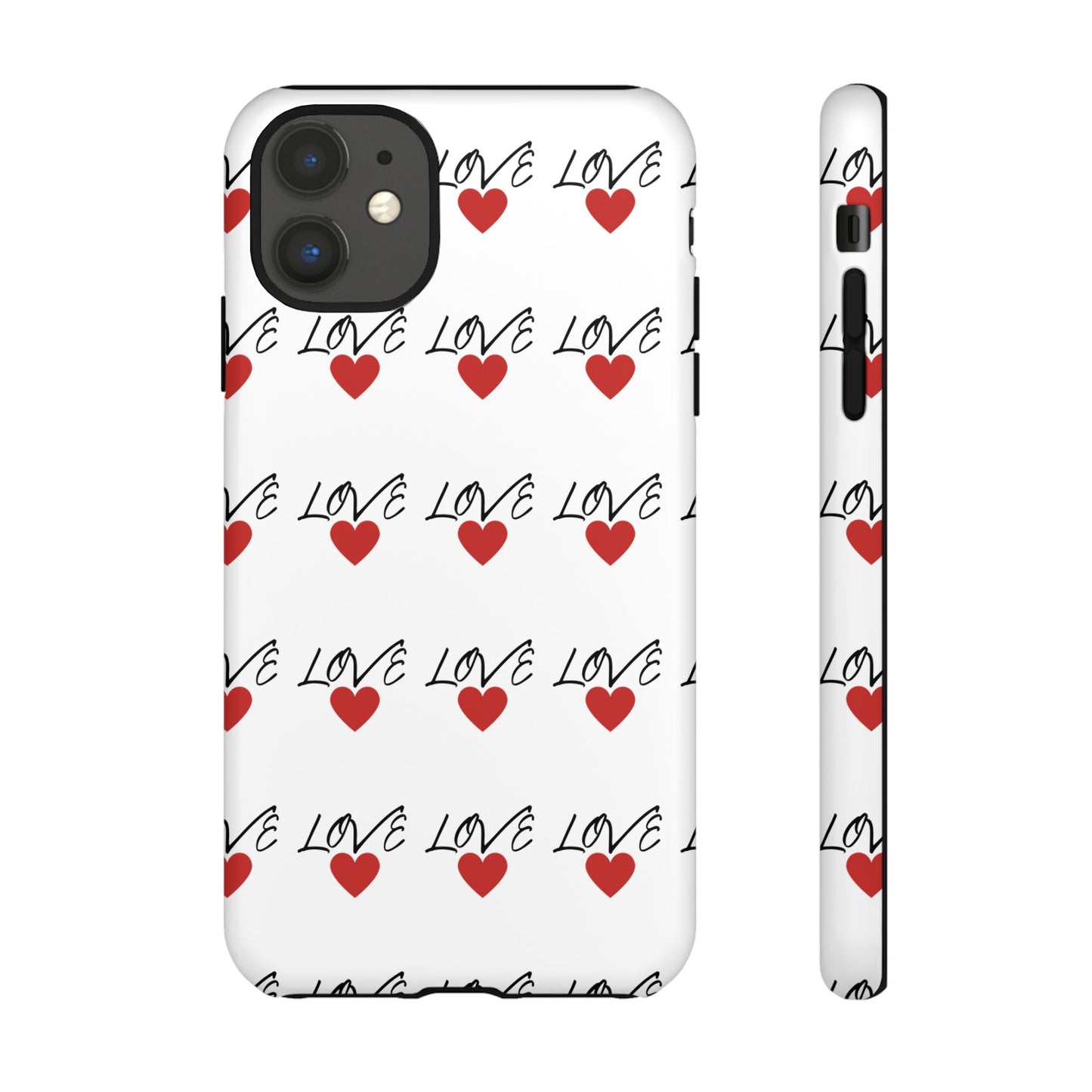 1. Love Hearts Phone Case - Tough & Stylish
