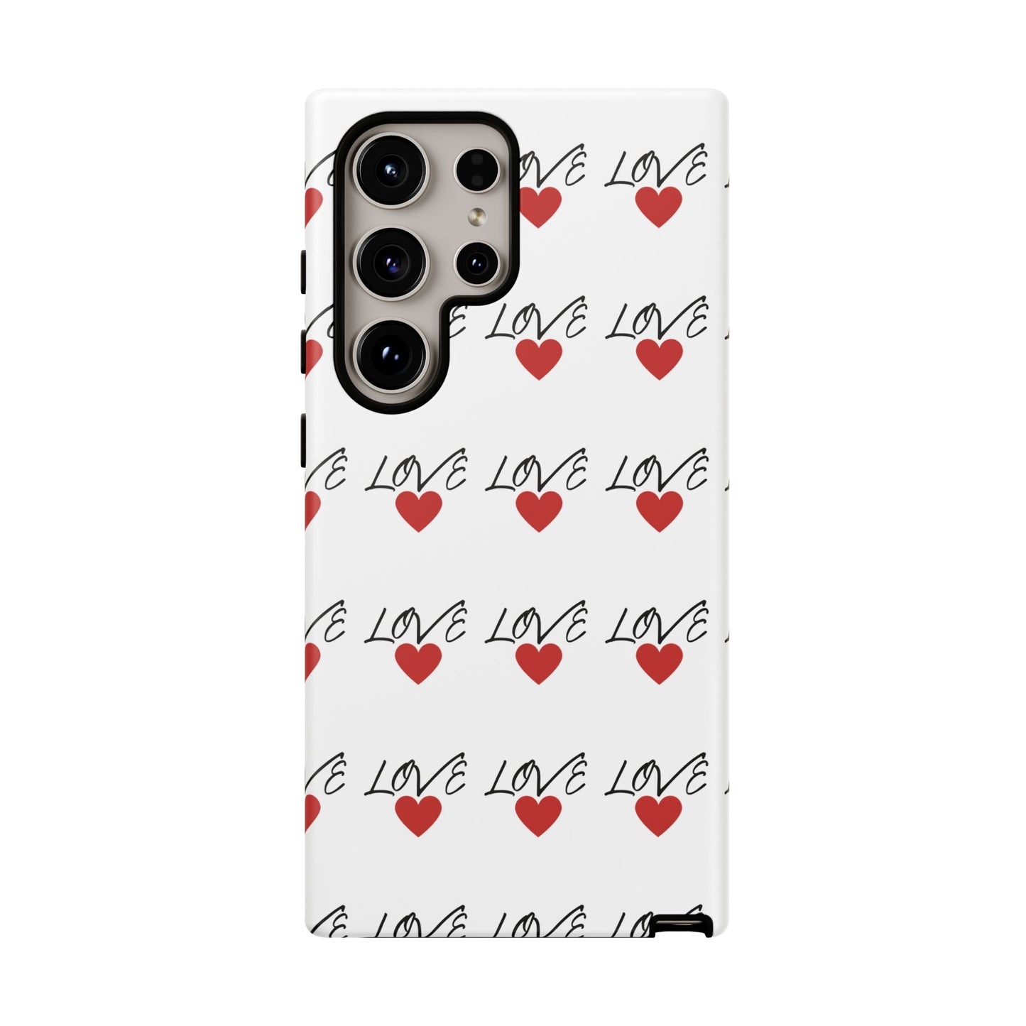 1. Love Hearts Phone Case - Tough & Stylish