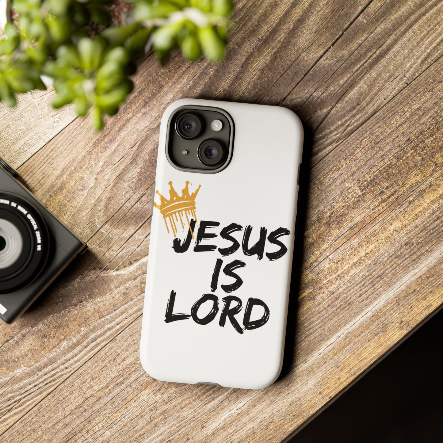 Jesus is Lord Tough Phone Case - Inspirational Christian Design