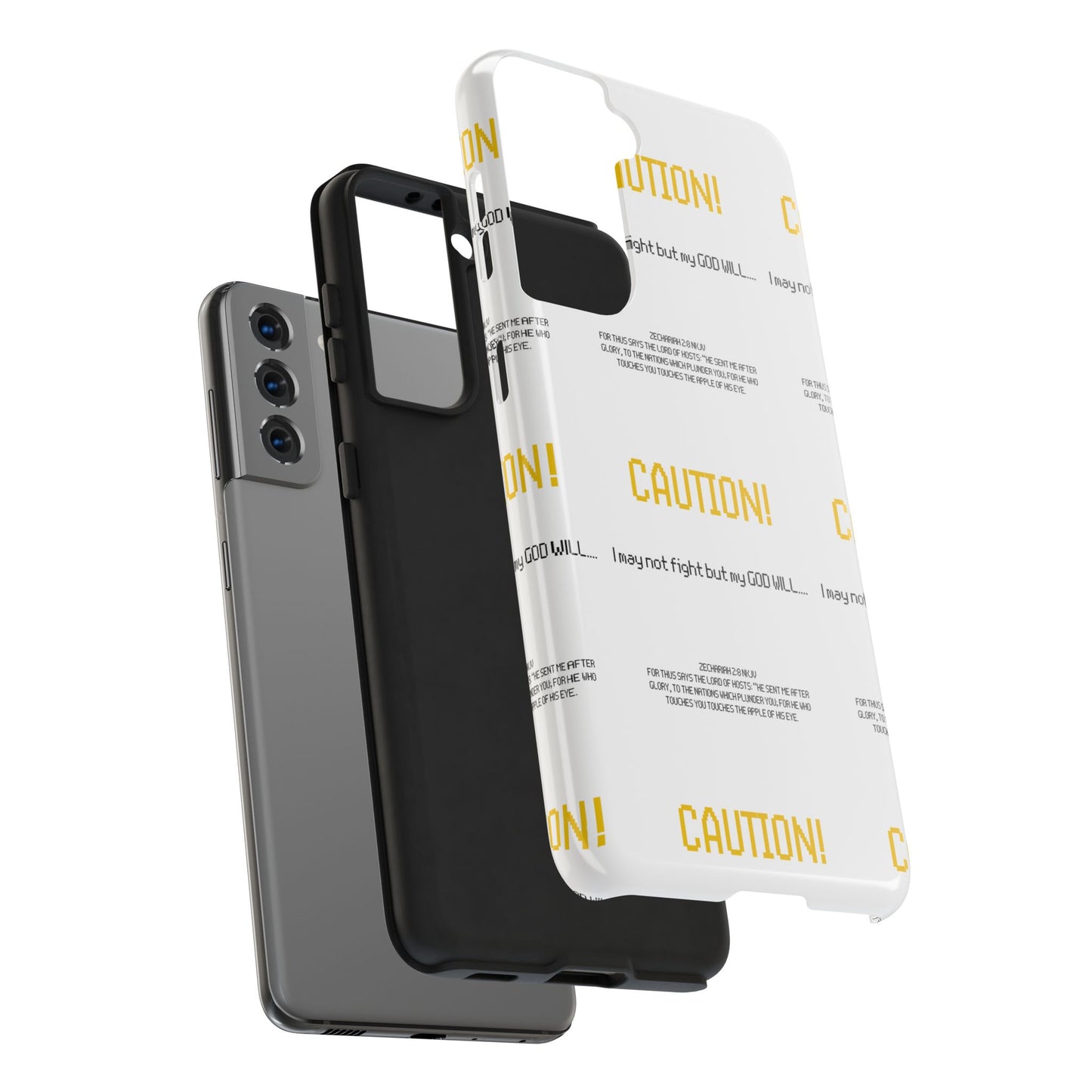 CAUTION Tough Phone Cases